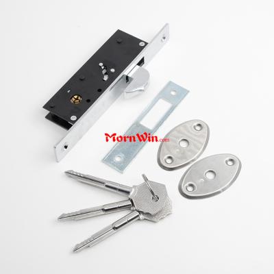 China Door Hot Selling Aluminum Hook Lock Sliding Door Lock with 3 Steel Cross Keys for sale