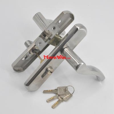 China Door Inside Privacy Stainless Steel Bathroom Door Handle Mortise Door Lock for sale