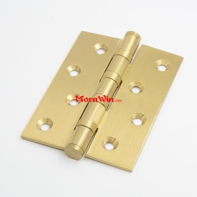 China 4 Inch Modern Heavy Duty Brass Cabinet Door Hinges For Cabinets for sale