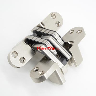 China 118 Modern Silent Zinc Alloy Hidden Concealed Concealed Door Hinges Stainless Steel Entry For Flush Doors for sale