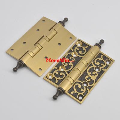 China European Style High Quality Brass Wooden Hinge Door Solid Brass Wooden Door Hinge for sale