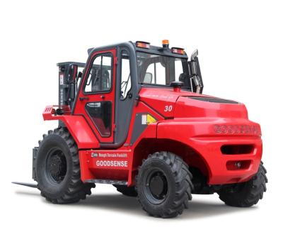 China four wheel forklift 3000kg rough terrain for sale