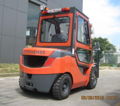 China 3.0ton with cabin 3000MM diesel forklift for sale