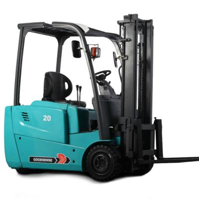 China Factory 3-Wheel With Alarm / Siren / Fire Extinguisher Battery Electric Forklift for sale