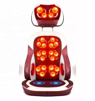 China Cheap Hot Sale Car Heat Chair Bed Cushion Back Cushion Body Price Shiatsu Stretch Body Massage Back Seat Chair for sale