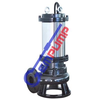 China Mobile submersible sewage pump non-blocking 960~2950 r/min Speed for sale