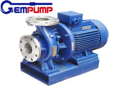 China ISW Horizontal  Hot Water Booster Pump / Pipe Centrifugal Pump for sale