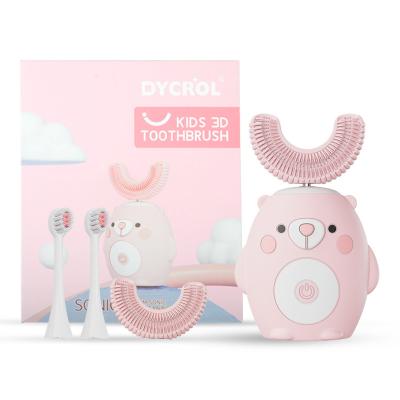 China Children u personal shape toothbrush training silicone health care electric toothbrush DYCROL for sale