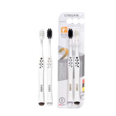 China Cheapest HOME MANUAL TOOTHBRUSH WITH SOFT CHARCOAL BRISTLES Protect Your Gum for sale