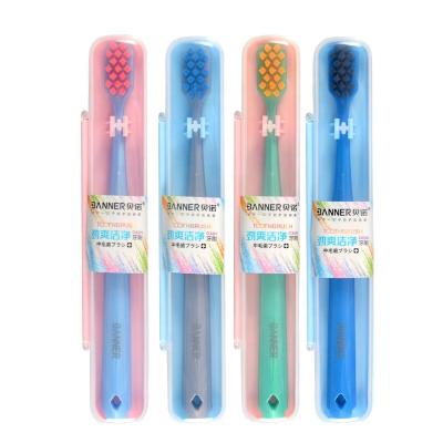 China HOME Colored Diamond Clean Toothbrush At Home With 0.18 Mm Extra Soft Bristle for sale