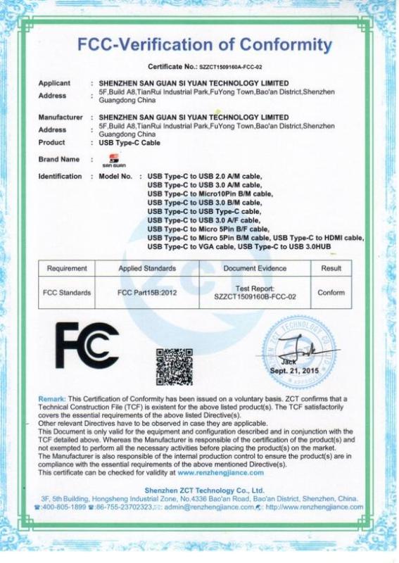 FCC - Shenzhen Sanguan Siyuan Technology Co., Ltd.