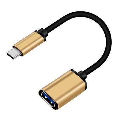 China Premium COMPUTER Usb C Male To Female Usb 3.0 Otg Adapter Cable For U Disk , Usb Card Reader for sale