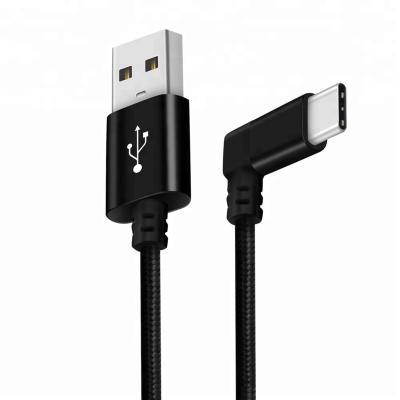 China COMPUTER Data Transfer Cable 90 Degree Elbow Cable Connector USB Single Charging Type c to 2.0A for sale