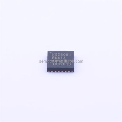 China Original PCB/PCBA Semicon Spare Parts Electronic Components Integrated Circuit IC Transceiver Full RMII 24-QFN KSZ8081RNAIA-TR for sale