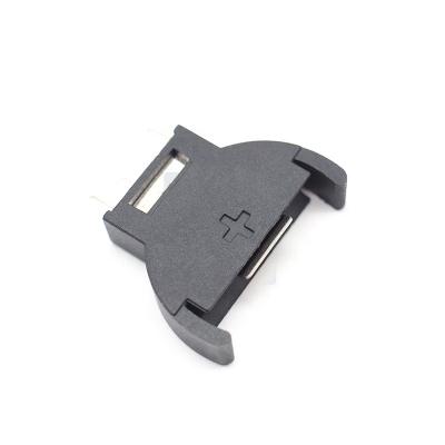 China PBT THM/DIP Battery Holder 2032 With PC Pin Vertical Mount Coin Cell Holder for sale