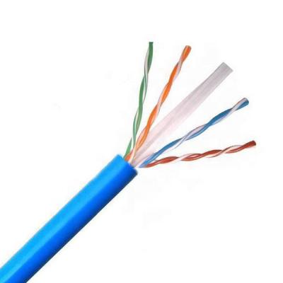 China Network Cat6 Cable Cat6 2 Pair 4 Pair 305m 1000ft 0.56mm UTP Cat6 Network Cable Ethernet Cable Pass Through Test 23awg for sale