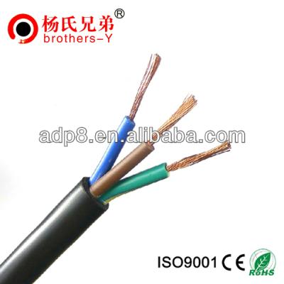 China Construction Cable PVS 3*2.5 PVC Insulated 3 Core 2.5mm Flexible Wire for sale