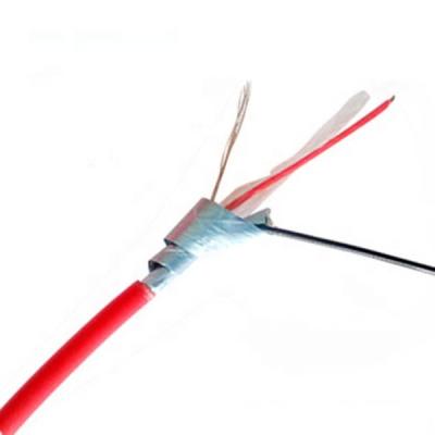 China Factory Supply 2/4/6/8/10/12 Core 24AWG Shield Security Alarm Cable FRLS Red Fire Resistant Cable for sale