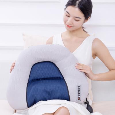 China Multifunctional Portable Pain Relief Deep Neck Traction Cervical Massager Neck Airbag Tissue Massage Back Lumbar Kneading Pillow for sale