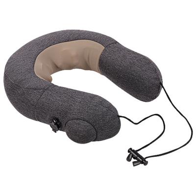 China Cordless Electric U-shaped Shiatsu NECK Kneading Naeck Massager Portable Inflatable Neck Massager Neck Pillow for Car and Baby for sale