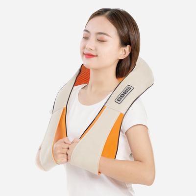 China Neck Massage Shawl Back And Electric Professional Neck Massager With Heat Function Shiatsu Pillow Massage Shawl for sale