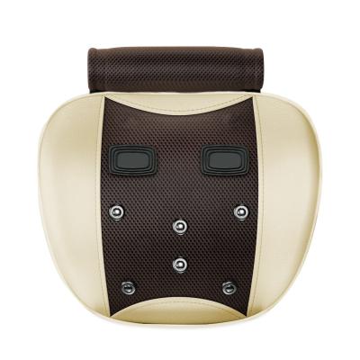 China Portable Wireless Waist Car 3D Japanese Neck And Back Kneading Electric Heat Shiatsu Massage Pad for sale