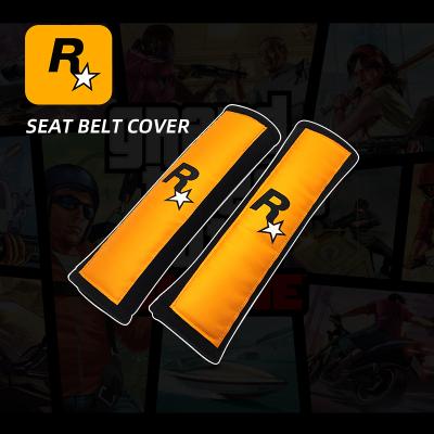 China Racing R Star Games Seat Belt Shoulder Cover Seat Belt Pads Adult Child Protection Pad One Pair Set for sale