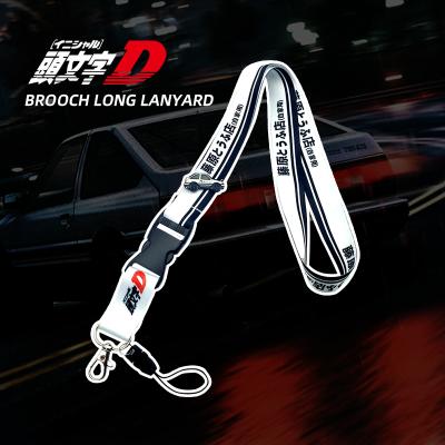 China Anime Fujiwara Tofu Store Mobile Phone Hanging Lanyard Lanyard Car AE86 Electric Vehicle Motorcycle Hanging Lanyard Work Permit Long for sale