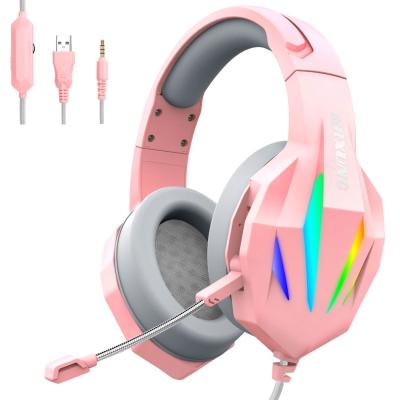 China Perfect Sound Virtual Reality High Level Quality One More Earphone Gamer Lightful Ganing Ps4 Headset for sale