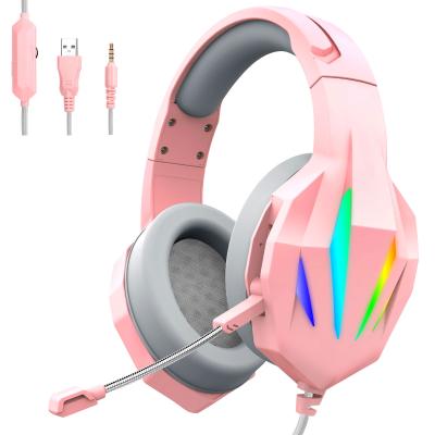 China Perfect Noise RGB Gaming Headset PC Gaming Headset Gamer Earphones For PS4 for sale