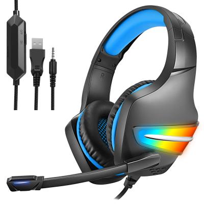 China Perfect Sound Cool Gamer Electronic Cool Backlit Headphones High Quality USB LED Consumer Gaming Audio Custom Noise Canceling Headphones for sale