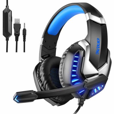 China Perfect Sound Promotional Computer Earphone With Microphone Cheap Gaming Headset Wired Earphone And Earphone for sale