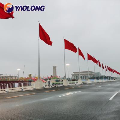 China Wholesale 6M 9M Stainless Steel Anodized Conical Aluminum Electric Flag Pole 15M Flagpole from Yaolong Health Care Institutes for sale