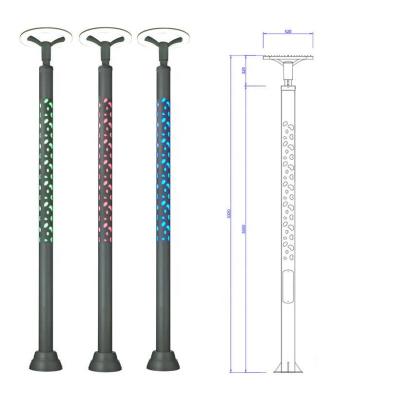 China Square / Garden / Street Guangzhou Customized Pedestrian / Park Round 30ft Straight Led Street Light / Yard 20ft Pole / Tapered Road Lamp Post for sale