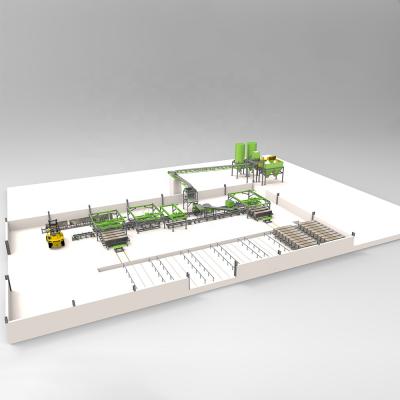 China Fully Automatic Light Weight Factory Wall Panel Production Line for sale