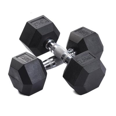 China Universal Supply 5-110lb/2.5-50kg Factory Direct Cast Iron Weight Lifting Dumbbell Hex Multifunctional Gym Equipment for sale