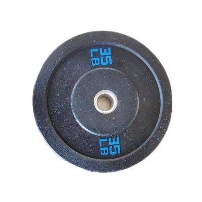 China Universal Barbell Crumb Competition Exercise Gym New Product Gym Weight Plate Rubber Bumper for sale