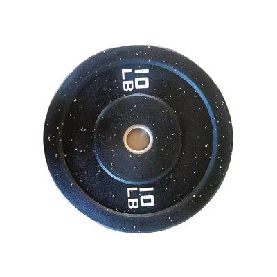 China Universal Wholesale Rubber Crumb Bumper Plate High Elasticity Weight Lifting Shaping Bumper Plates for sale