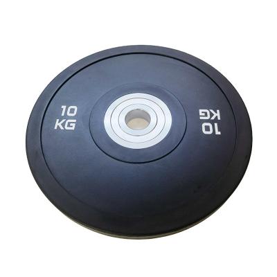 China Universal Environmental Protection Sports Gym Black Wheel Hub Plate Customizable Bumper Disc for sale