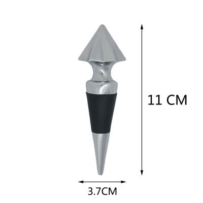 China Lucky Star Wine Viable Bottle Stopper Custom Zinc Alloy Wine Bottle Stopper for sale