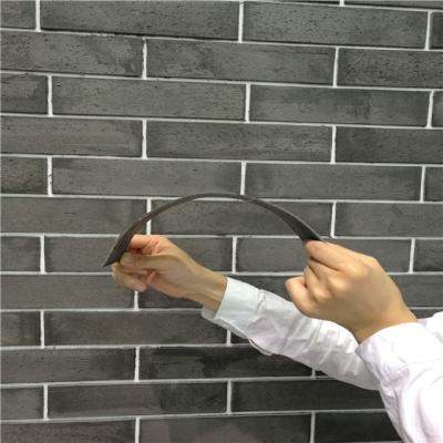 China Ultra- thin 2.5mm thin light flexible brick tile for outside tiles for sale