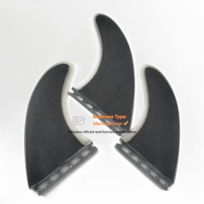 China New Style Wholesale Area Water Sports Carbon Fiberglass Fin Longboard Tri Fins Custom Fiberglass Carbon Fin for sale