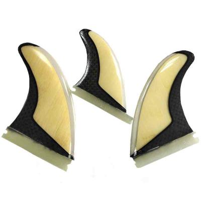 China Customize RTM Resin Fins Veneer Half Carbon Fiber Bamboo Future Fins Surfing G3 G5 G7 Future Fins for sale