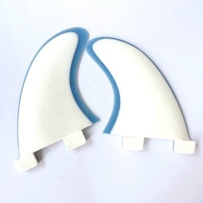 China Watersports Area Longboard Surf Fins Customize Styles Fiberglass Two Colors Surf Fin Side Bite Fins for sale