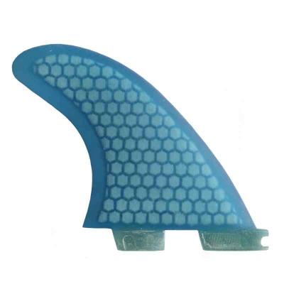 China Water Sports Area OEM Surfboard Fins Honeycomb Fiberglass Two Tag Surfboard Fins Double Tag SIP Triple Fins for sale