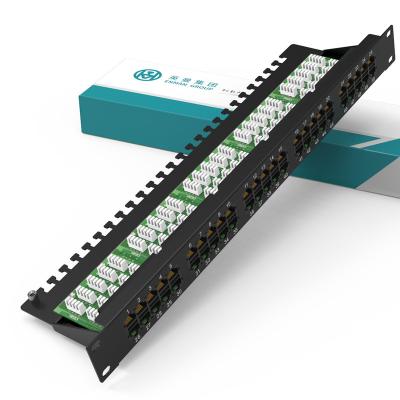 China Network Cabling System Patch Panels high quality OEM cat3 50 left unshielded telephone patch panel zu verkaufen