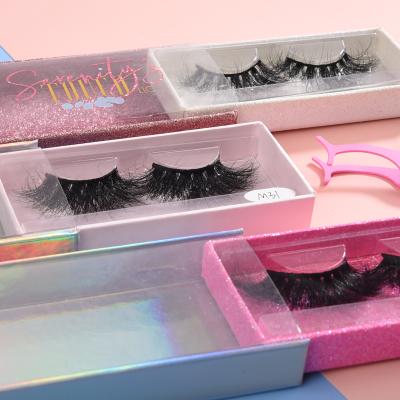 China Popular & Logo Customize Box 5d Mink Eyelashes With Customize Box Private Label Packaging ODM/OEM Quenlashes Matte Eyelashes for sale