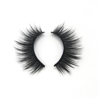 China 100% Natural Soft Handmade Eyelashes 3D False Eyelash With Custom Box for sale