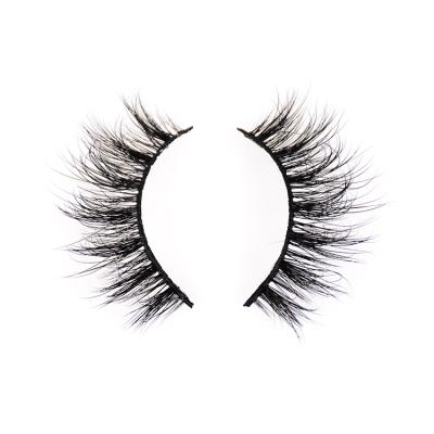 China Soft 100% Natural Real Handmade Custom Package Person Lashes 3d Tapered False Mink Eyelash for sale