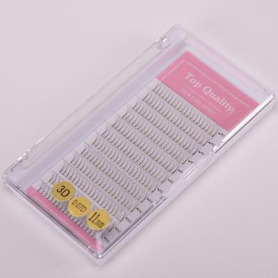 China ODM/OEM Quenlashes Premade Natural Soft Russian Easy Easy False Lashes Individual Extension Pre Made Volume Fans Eyelashes for sale